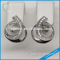 Cheap wholesale 925 silver screw back stud earrings